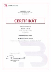 Banador - certifikát 2